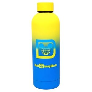 2020 Disney Parks Walt Disney World Blue & Yellow Stainless Steel Water Bottle